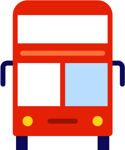 Similar Png Icons - Double Decker Bus Icon (512x512)