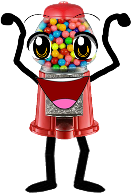 Garriet Gumball Machine By Zacktv321 - Cartoon (456x640)