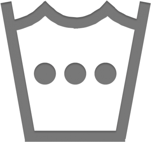 Hot This Page Is About The Meaning - Machine Wash Hot Symbol (487x500)