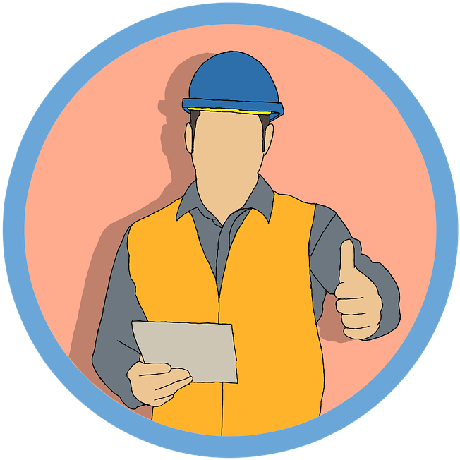 Industrial Worker Clipart Renovation - Positive Behavior In Safety (720x720)