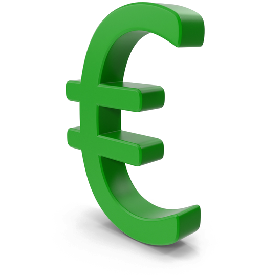 Euro Symbol Png Image File - Green Euro Sign Png (600x600)
