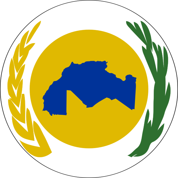 Emblem Of The Arab Maghreb Union - Arab Maghreb Union Logo (600x600)