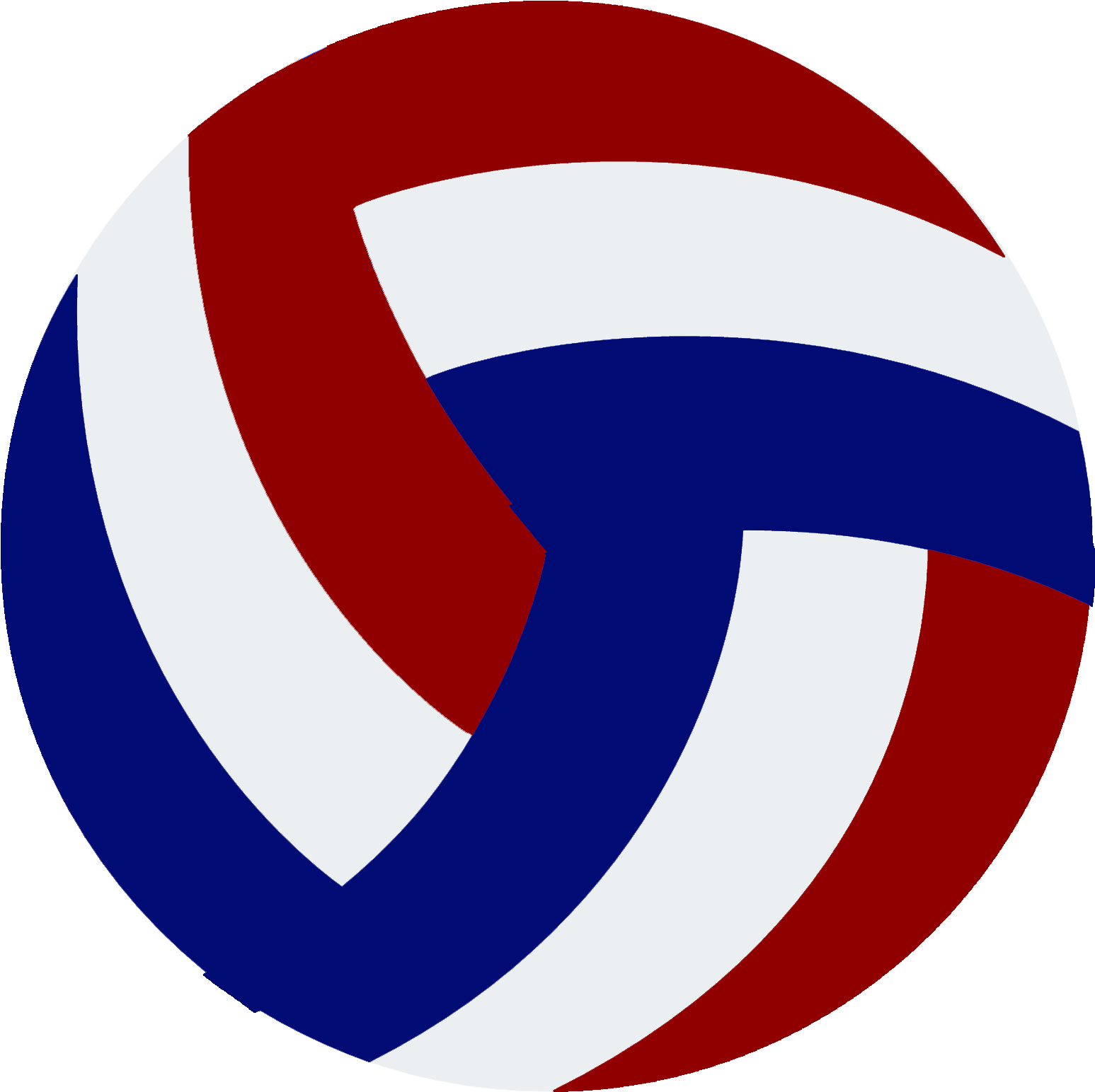 1600 X 1600 3 - Blue And Red Volleyball Clipart (1600x1600)
