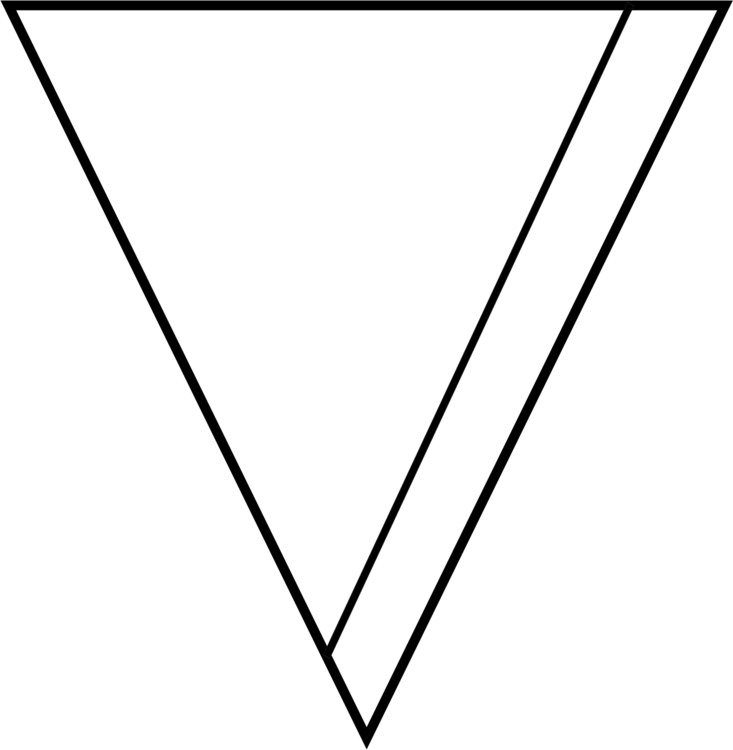 All Photo Png Clipart - White Upside Down Triangle (733x750)