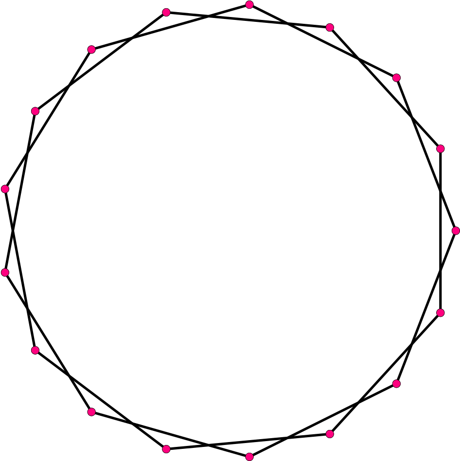 Regular Star Polygon 17-2 - 17 Polygon (1020x1024)