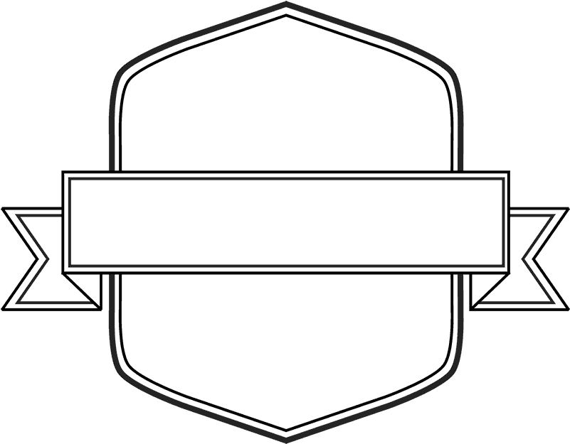 Polygon Outline Rubber Stamp Border Miscellaneous Stamps - Line Art (800x800)