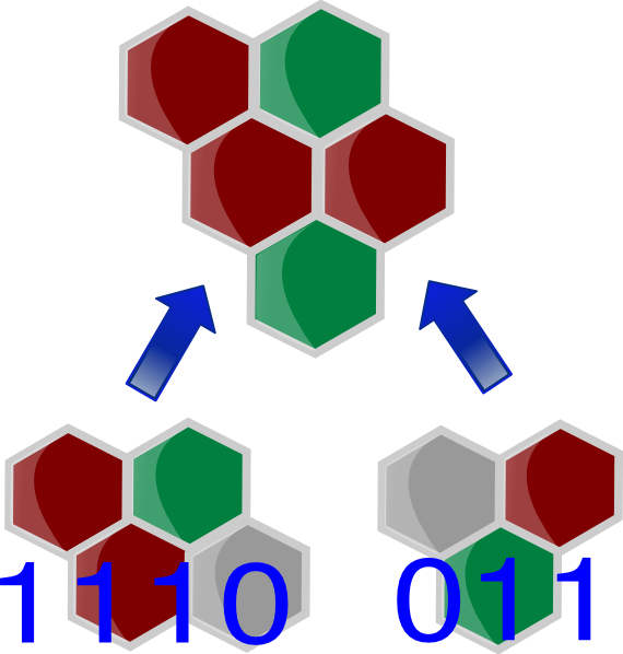 Fragmentation Clip Art Vector Online Royalty Free & - Erin Condren Hexagon Lifeplanner (570x598)