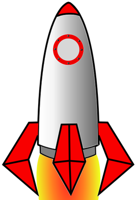 40 Missile Free Clipart - Imagen De Cohete Clipart (353x500)