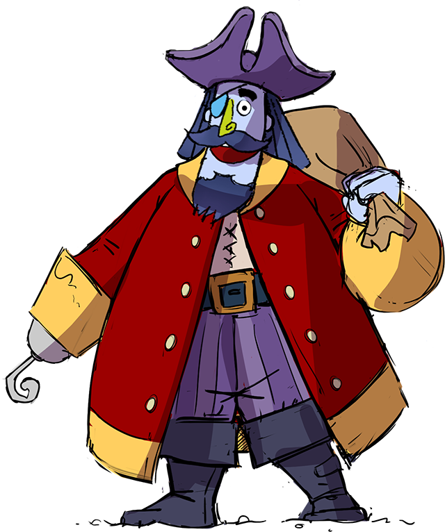 Friend Took His Masterfull Sketches And Developed Them - Cartoon (640x766)