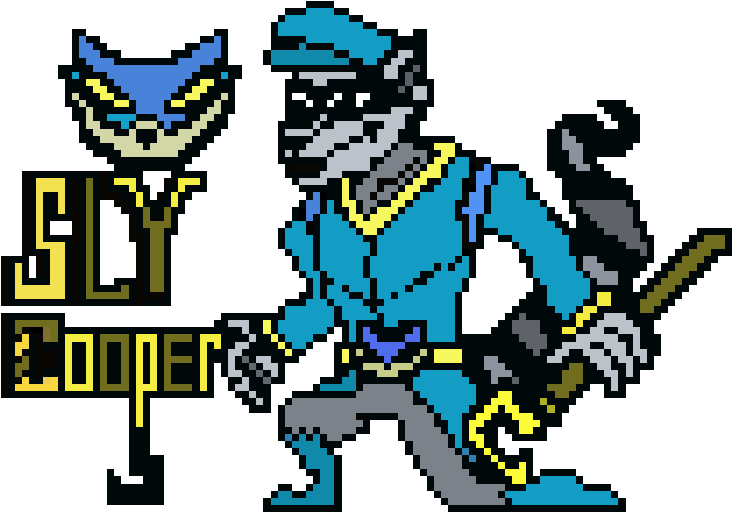 Sly Cooper- The Thief - Pixel (1110x810)