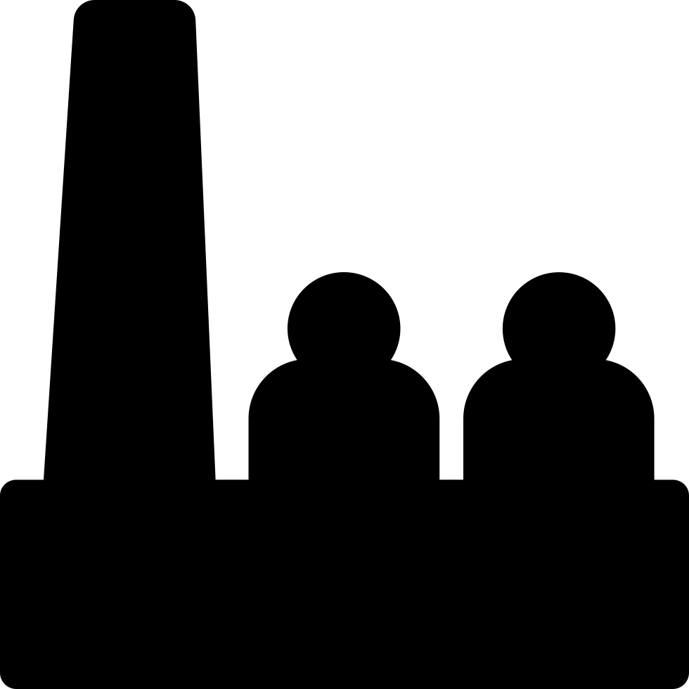 Workers Svg Png Icon - Factory And People Icon (980x980)