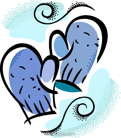 Oven Mitts Royalty Free Vector Clip Art Illustration - Topflappen Clipart (423x480)