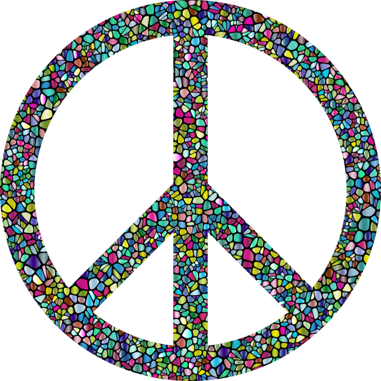 Peace Symbols Sign Doves As Symbols - Peace Sign No Background (750x750)