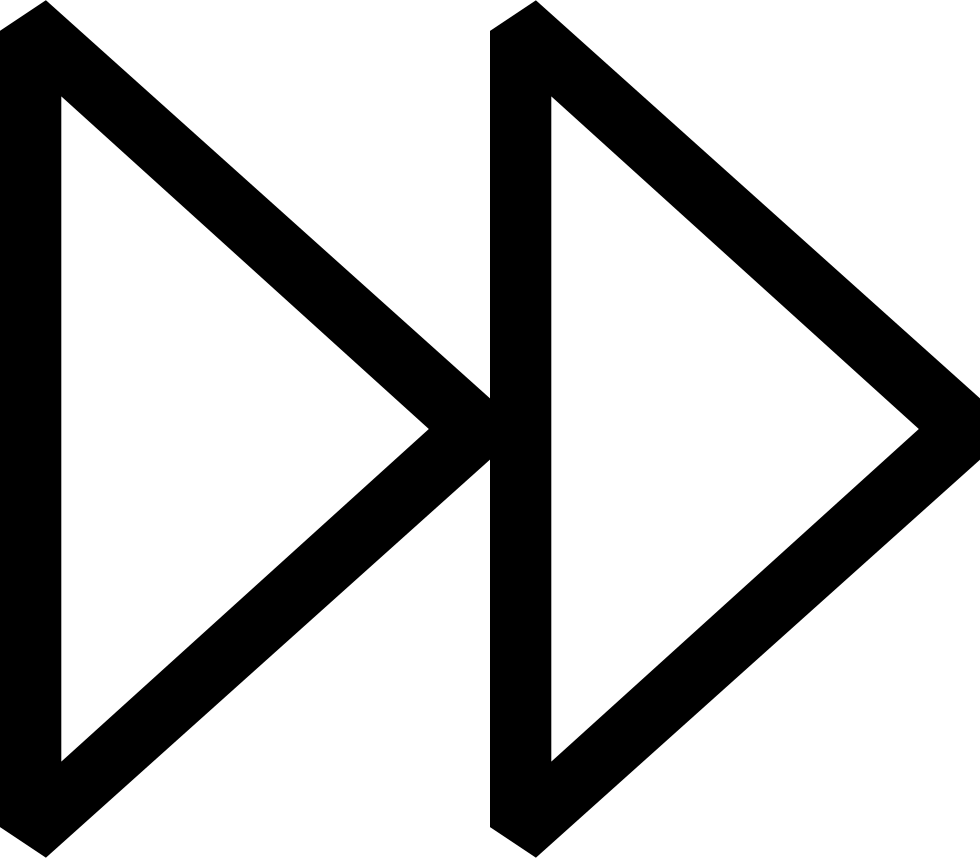 Fast Forward Png Picture - Triangle (980x858)