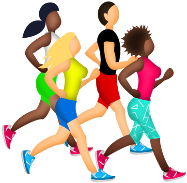 Freetherandom Thoughts Lifestyle - Emoji Running Png (400x400)