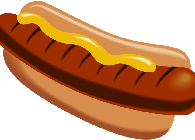 Hot Dogs Clipart Free Cartoon - Hot Dog Clipart Png (640x480)
