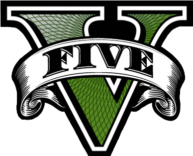Unique 19 Youtube Clip Art Library Library Gta 5 Huge - Gta 5 Logo (500x312)