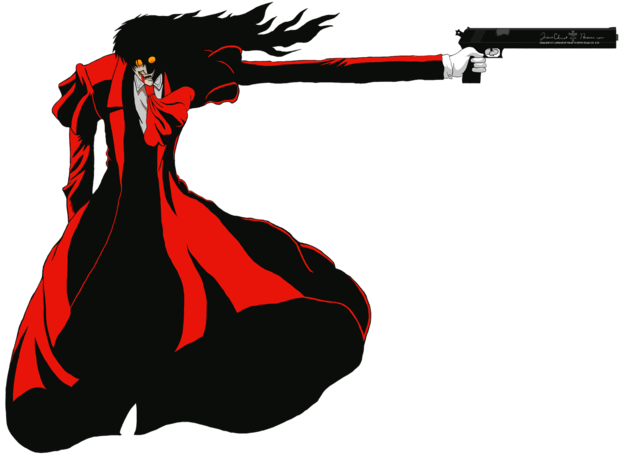 Hellsing Alucard Clip Art - Hellsing Png (900x579)