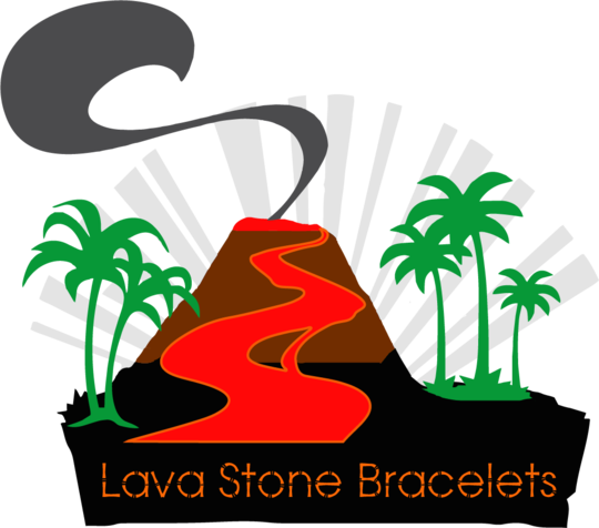 Lava Stone Bracelets With Real Gemstones - Rchcc (540x476)
