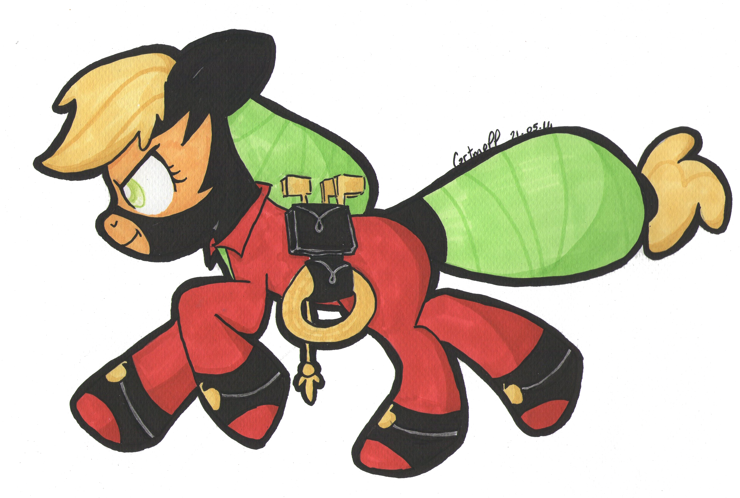 Obscuresaku, Mistress Marevelous, Power Ponies, Power - Cartoon (2991x2012)