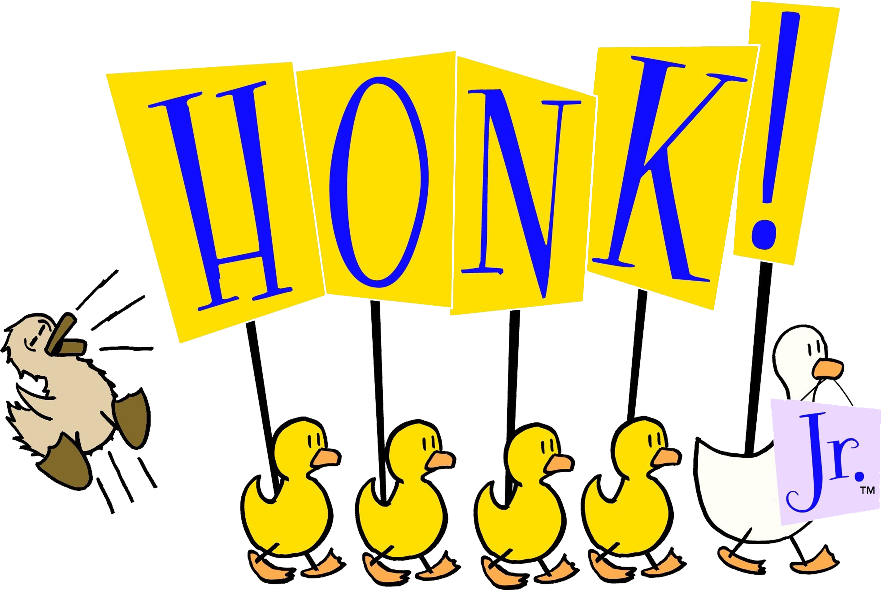 Hitchin, Hertfordshire - Honk Jr Logo (3000x2006)