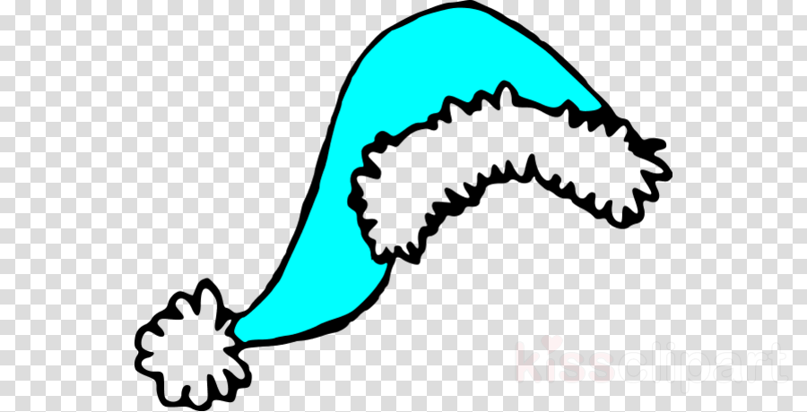 Transparent Blue Santa Hat (900x460)