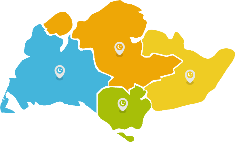 Mosque Clipart Aidiladha - Singapore Shape (842x520)