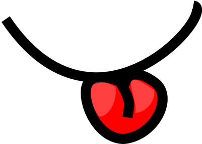 Cartoon Tongue Mouth Transparent Png Stickpng - Tongue Out Clipart (400x400)