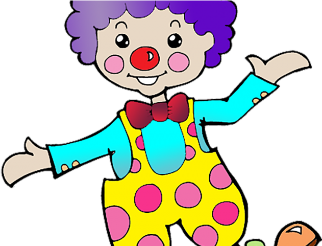 Clown Clipart Profesi - Clown With Balloons Clipart Black And White (640x480)