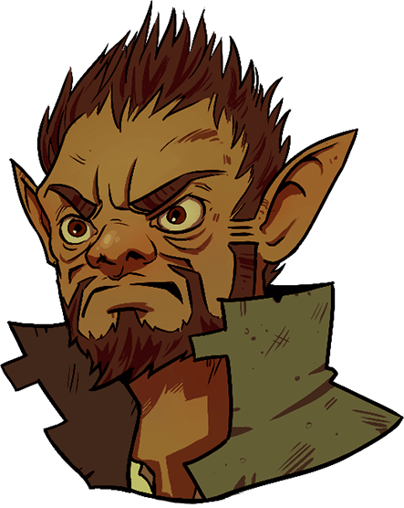 We're Orc And Gnome, And We're Creating Mild Adventures - Cartoon (443x556)