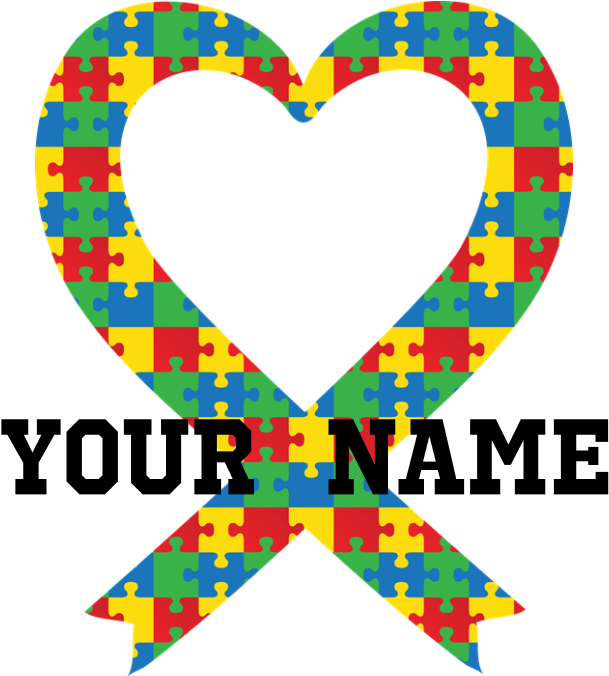 Personalized Autism Awareness Button - Snoopy Soccer (609x676)