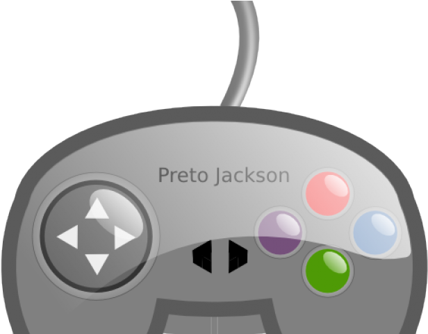 Gamepad Clipart Gaming Console - Video Game Controller Clip Art (640x480)