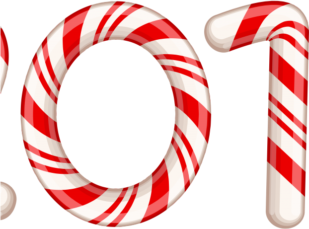 Trees Clipart Candy - 2018 In Candy Canes (640x480)