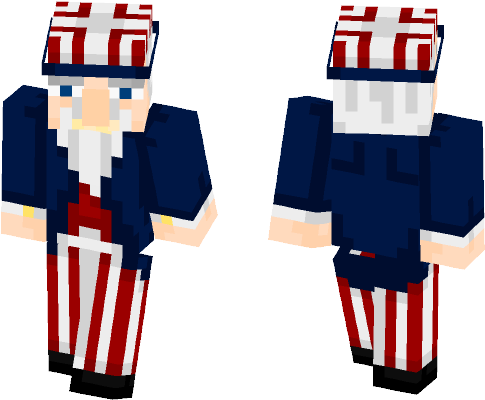 Patriotic Nutcracker - Minecraft Skins Wwe John Cena (584x497)