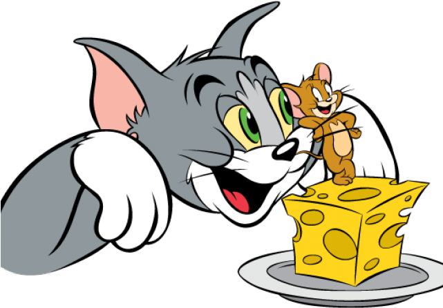 Tom And Jerry Clipart Cheese - Jerry Eating Cheese (640x480)
