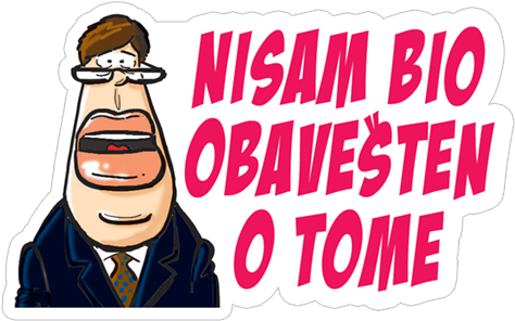 Nisam Bio Obavesten O Tome - Cartoon (490x317)