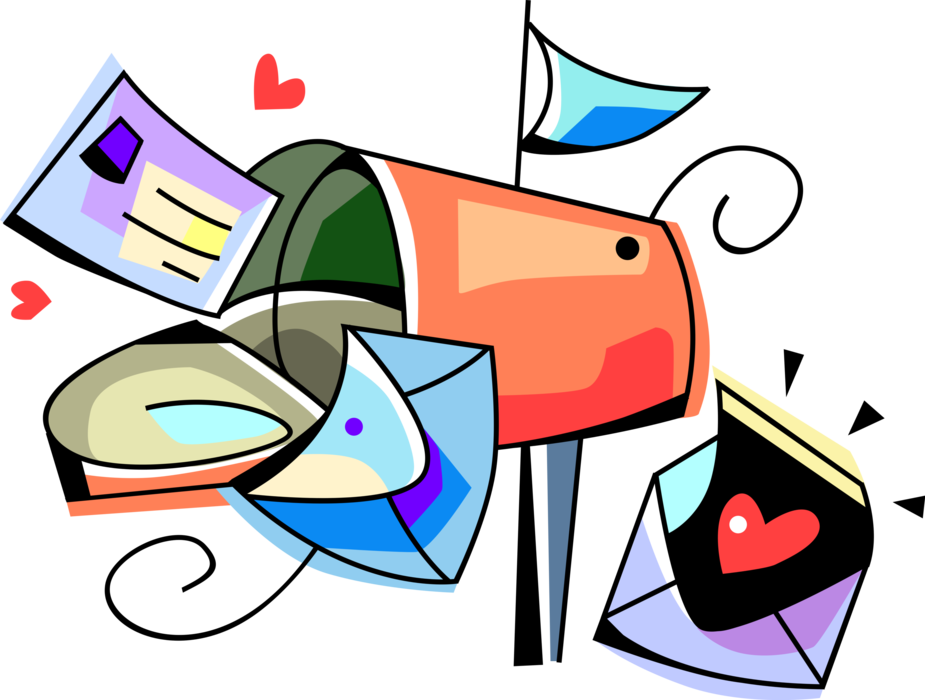 Letter Box Or Mailbox With Love Letter - Letter Box Or Mailbox With Love Letter (925x700)