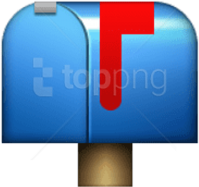 Free Png Download Ios Emoji Closed Mailbox With Raised - Number (480x502)