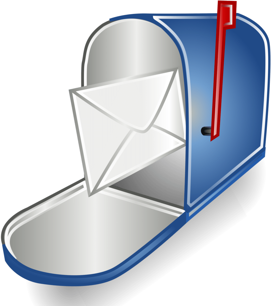 Mailbox - Svg - Open Mail Box Png (1024x1098)