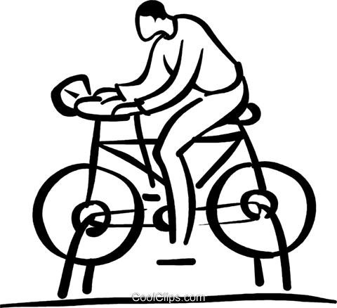 Exercise Bike Clipart Clip Art - Road Bicycle (480x438)