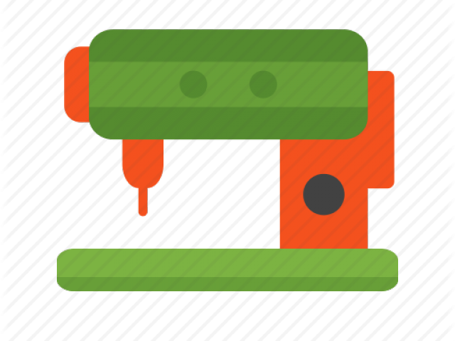 Sewing Machine Clipart Electronic Machine - Illustration (640x480)