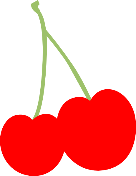 This Free Clip Arts Design Of Cherry Red Green - This Free Clip Arts Design Of Cherry Red Green (462x597)