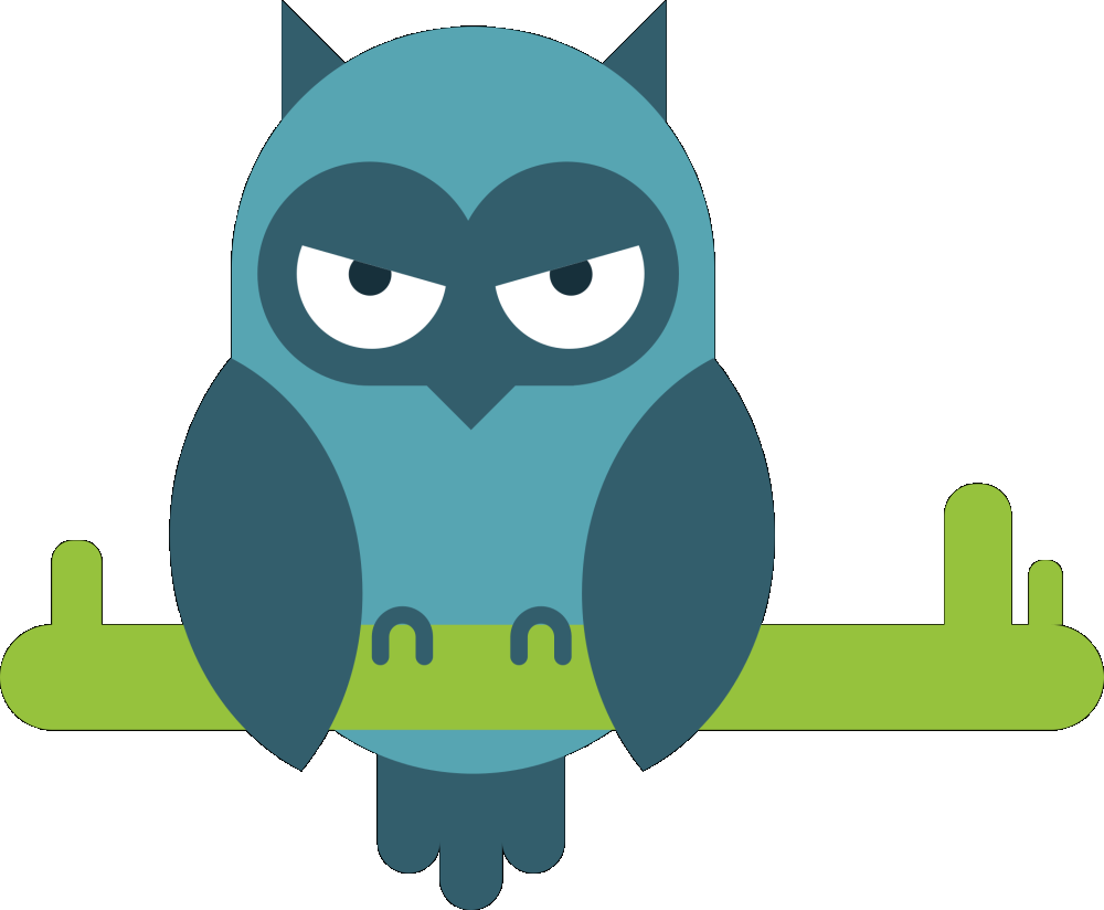 Roman Numerals - Owl (1000x824)