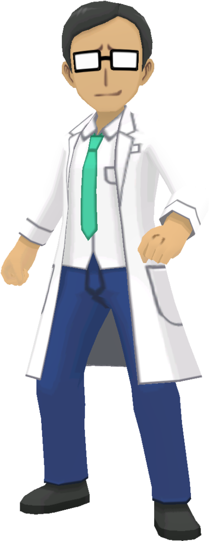Janitor Clipart Peon - Pokemon Scientist (1200x1200)