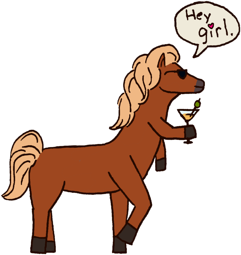Horse Centaur By Lapetiteboite - Cartoon (869x919)
