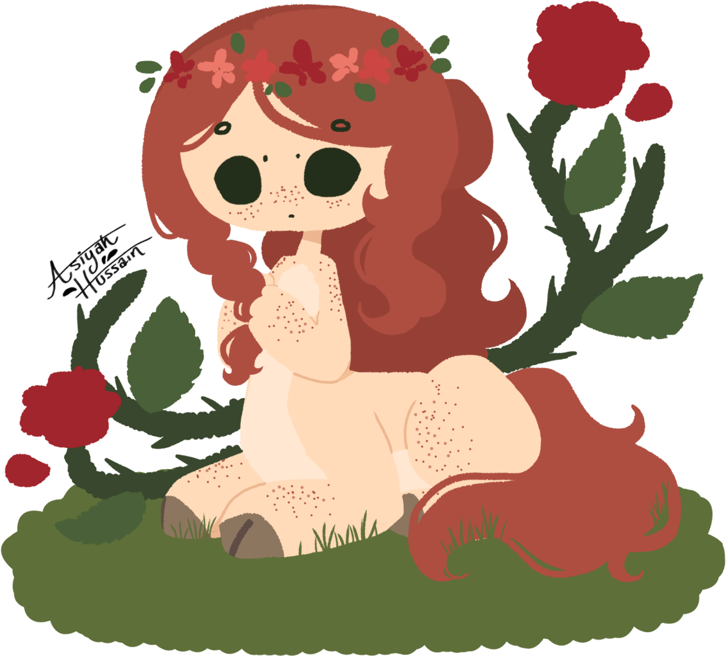 I Drew A Centaur - Illustration (1536x1800)