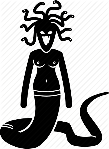 Ancient Greek Mythology Monsters And Creatures By - Mythology Snake Monsters (376x512)