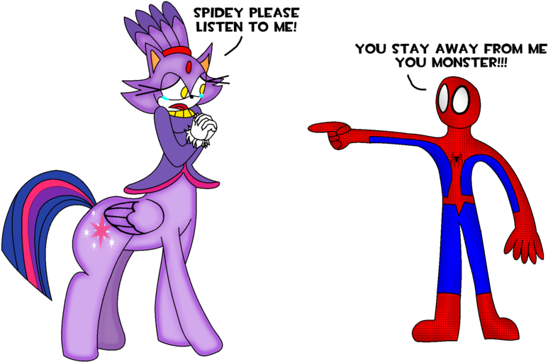 Erichgrooms3, Blaze The Cat, Centaur, Pegataur, Ponytaur, - Spiderman And Blaze The Cat (800x536)