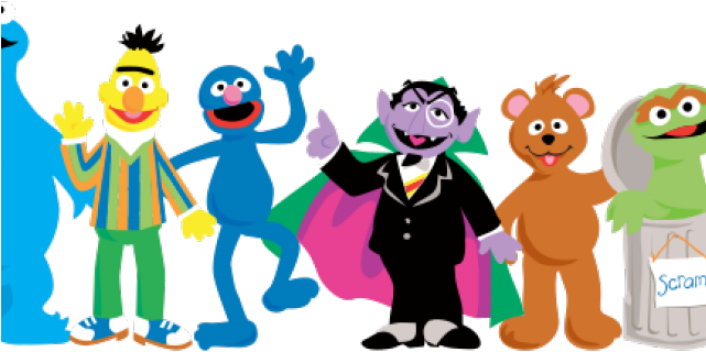 Sesame Street Clipart Same - Sesame Street Clipart Png (640x480)