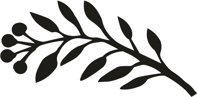Greely - Clipart Border Black And White Leaves (696x696)